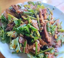 Cucumber and Walnut Salad with Pork