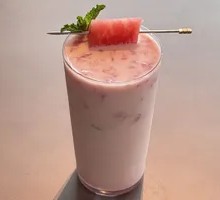 Watermelon Mint Iced Coconut Milk