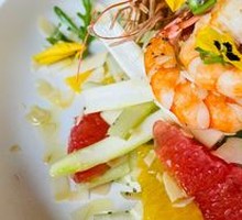 Shrimp Tangerine Bamboo Shoot Salad