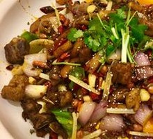 Spicy Intestine and Pork Ribs Stir-fry