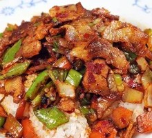 Spicy Pork Fried Rice Bowl