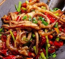 Spicy Squid Tips