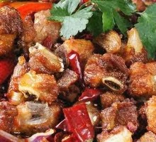 Spicy Pork Ribs and Shrimp Dry Pot