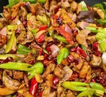 Spicy Pickled Pepper Chicken Offal and Intestines