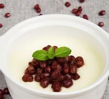 Red Bean Double-Layer Milk Pudding