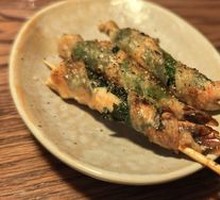 Perilla Chicken Skin Shrimp