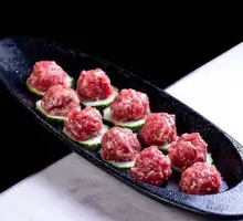 Hand-Beaten Fresh Beef and Ox Tendon Meatballs