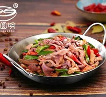 Chicken Offal and Pork Rib Stir-fry
