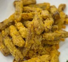 Salted Egg Yolk Baked Pumpkin