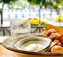 Fried Chicken Nuggets with Tartar Sauce