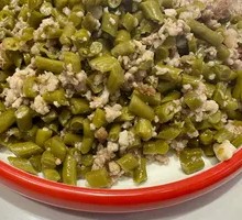 Minced Pork with Yardlong Beans