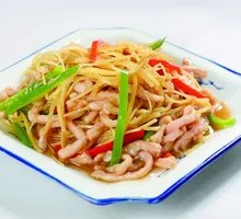 Young Ginger Stir-Fried Pork Strips