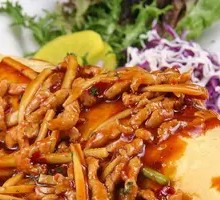 Fish-flavored Pork and Rice Omelette