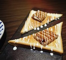 Ice Cream Fruit Waffle