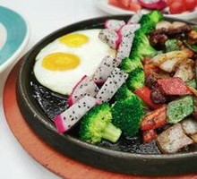 Black Pepper Ribeye on Iron Plate