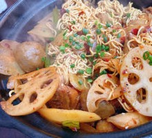 Chicken Stew in Small Pot