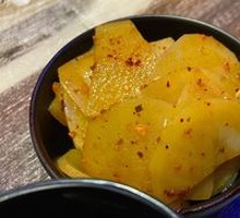 Spicy Potato Slices Salad