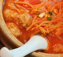 Braised Three-Flavor Pork Meatball Soup