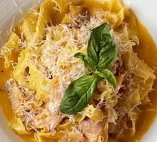 Egg Yolk Bacon Pasta