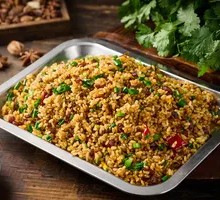Salted Vegetable and Pork Crisp Fried Rice