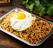 Sour Chili Crisp Pork Belly Fried Rice