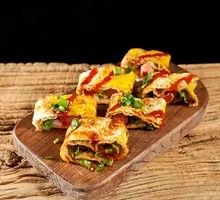 Grilled Cold Noodles with Chicken Cutlet