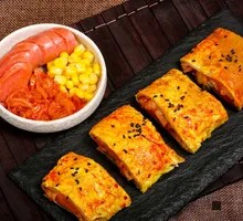 Sesame Seed Pancake with Pork Floss