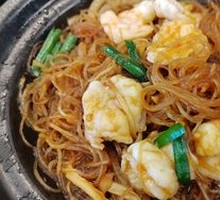 Stewed Shrimp with Vermicelli and Garlic