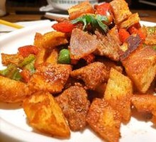 Succulent Flatbread Stir-Fry with Meat