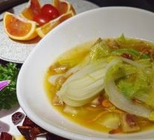 Golden Broth Bird's Nest Vegetable Stew with Organic Seasonal Vegetables