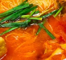 Tomato Luncheon Meat Rice Noodles