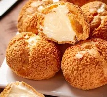 Cream Ice Cream Puff
