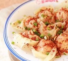 Dry-Mixed Shrimp Dumplings