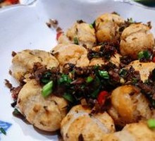 Yibin Mustard Greens Stir-Fried Glutinous Rice Balls