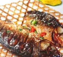 Charcoal-Grilled Crucian Carp