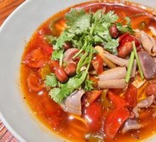 Sichuan-style Pepper Chicken Offal Noodles