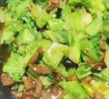 Green Vegetables with Beef