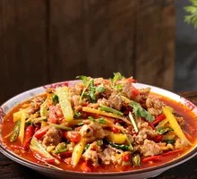 Sour Spicy Pickled Pepper Rabbit