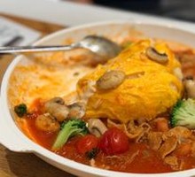 Snowflake Beef with Tomato Egg Fried Rice