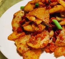 Spicy Chopped Chili Potato Slices