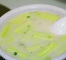 Cucumber and Century Egg Soup