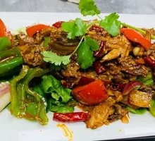 Spicy Stir-fried Lamb Head