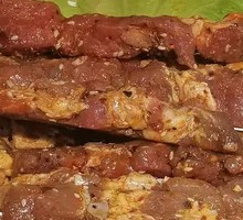 Charcoal-grilled pork belly