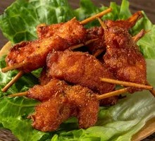 Crispy Fried Toothpick Meat