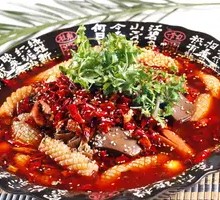 Golden Spicy Blood Duck Soup
